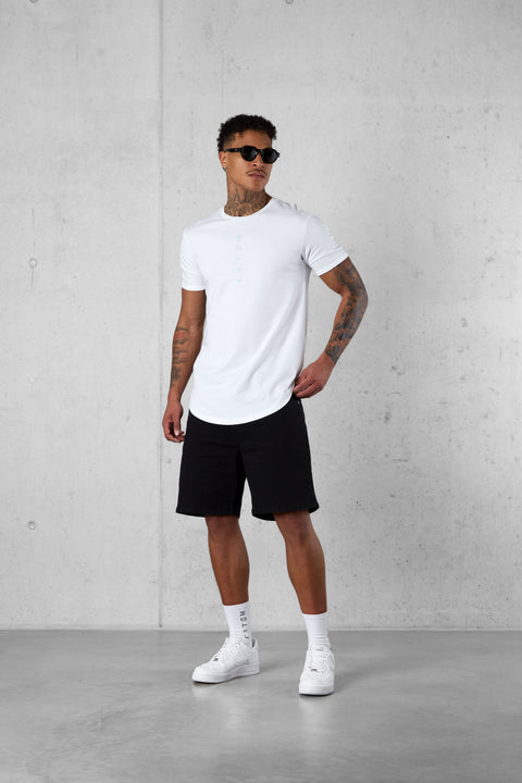 WHITE BEACHGREEN VERTICAL TEE