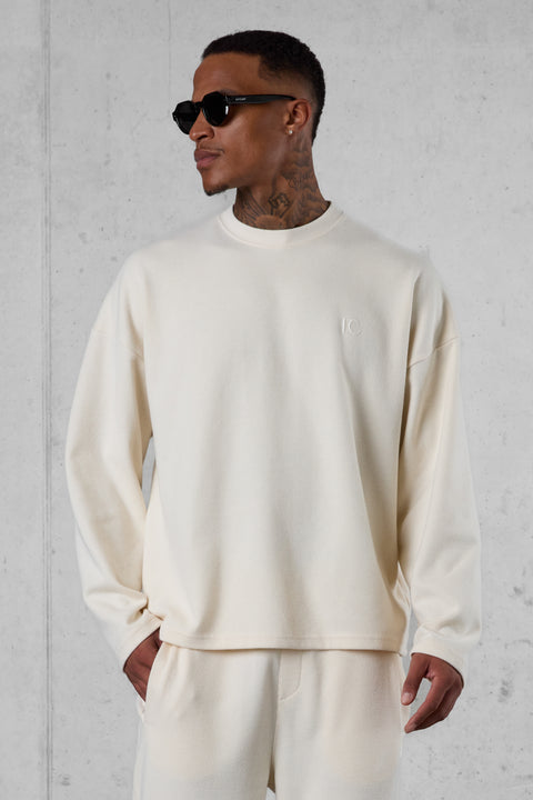 BEIGE COMFY OVERSIZED SWEATER