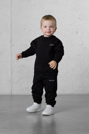 BLACK DISCREET OVERSIZED SET