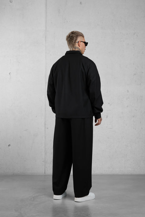 BLACK ICON BARREL PANTS
