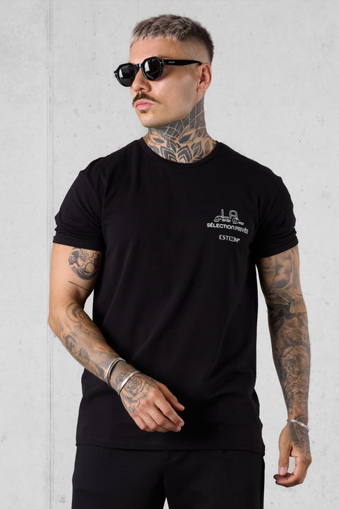 BLACK SÉLECTION PRIVÉE LOGO TEE