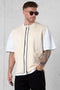 BEIGE DISCREET POCKET SWEATVEST