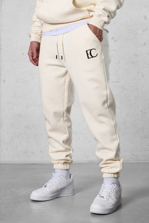 BEIGE EC LOGO JOGGER