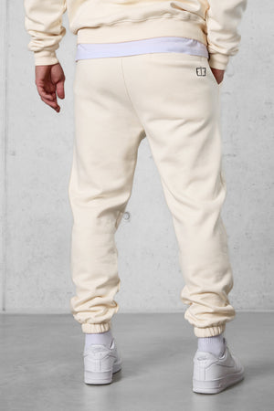 BEIGE EC LOGO JOGGER
