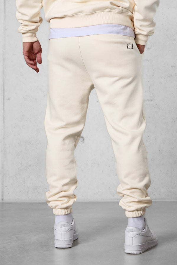 BEIGE EC LOGO JOGGER