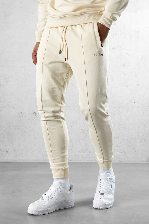 BEIGE ESSENTIAL SWEATPANTS
