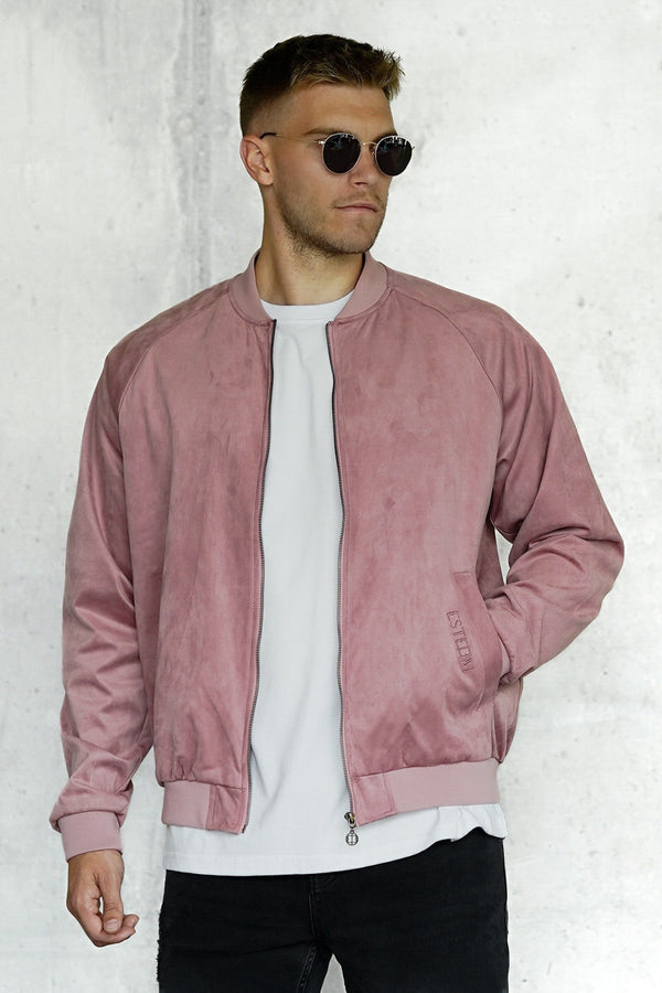 BERRY SUEDE JACKET