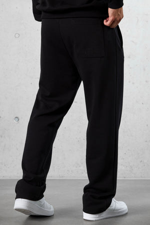 BLACK ESSENTIAL LOOSE SWEATPANTS