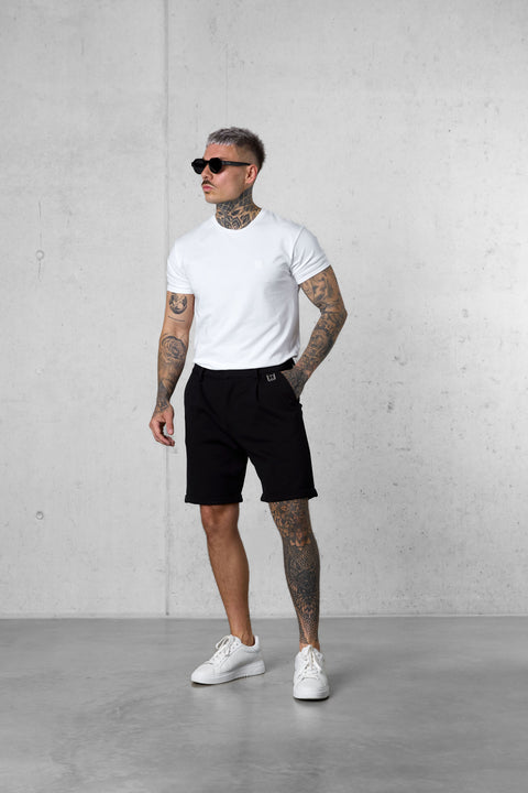 BLACK ICON TAILORED SHORTS