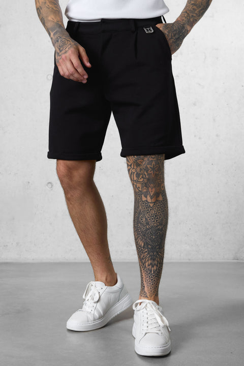 BLACK ICON TAILORED SHORTS