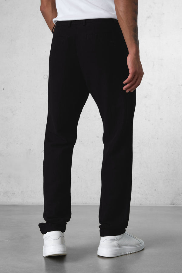 BLACK LINEN PANTS