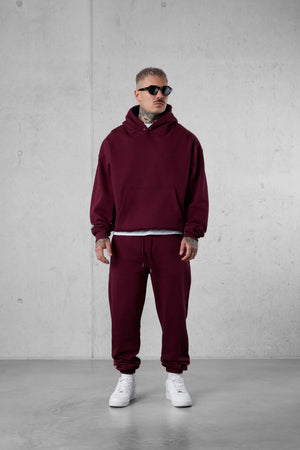 CABERNET ESSENTIAL OVERSIZED HOODIE
