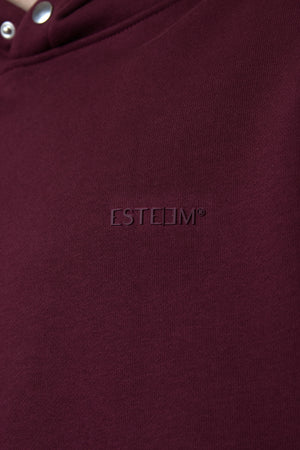 CABERNET ESSENTIAL OVERSIZED HOODIE