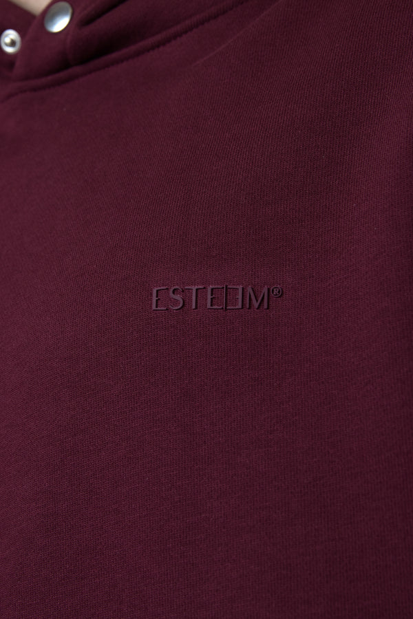 CABERNET ESSENTIAL OVERSIZED HOODIE