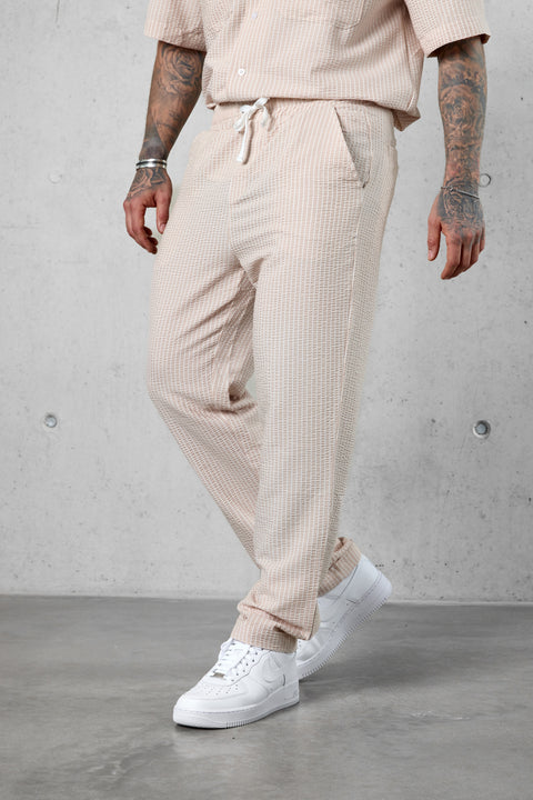 CAPPUCCINO STRIPED PANTS