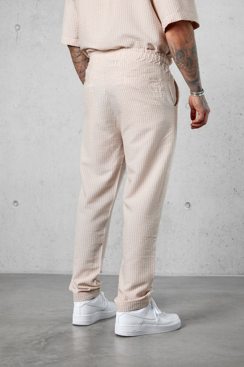 CAPPUCCINO STRIPED PANTS