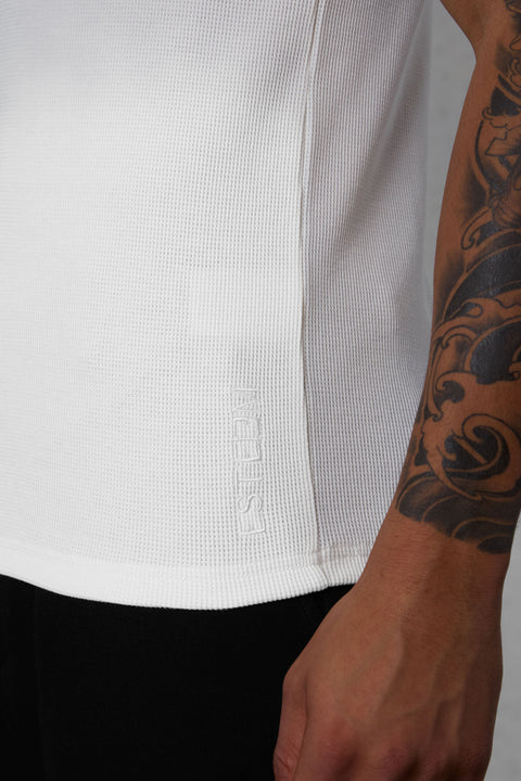 COCONUT WAFFLE TANK TOP