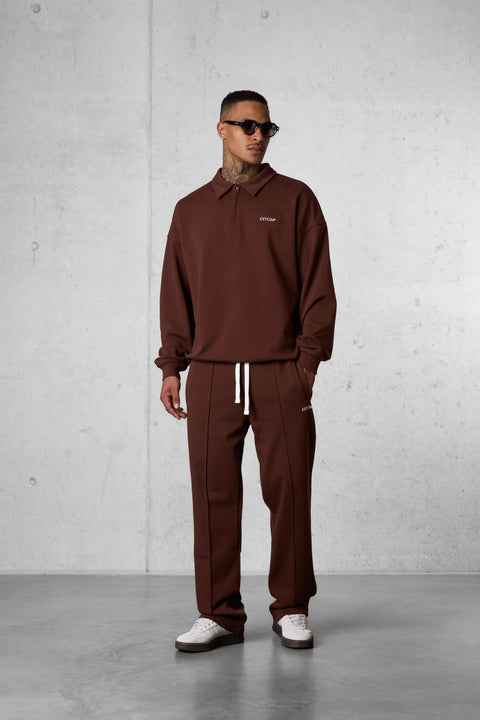 DOWNTOWNBROWN ESSENTIAL LOOSE SWEATPANTS