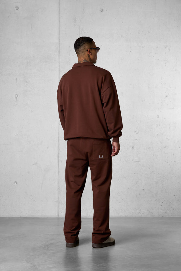DOWNTOWNBROWN ESSENTIAL LOOSE SWEATPANTS