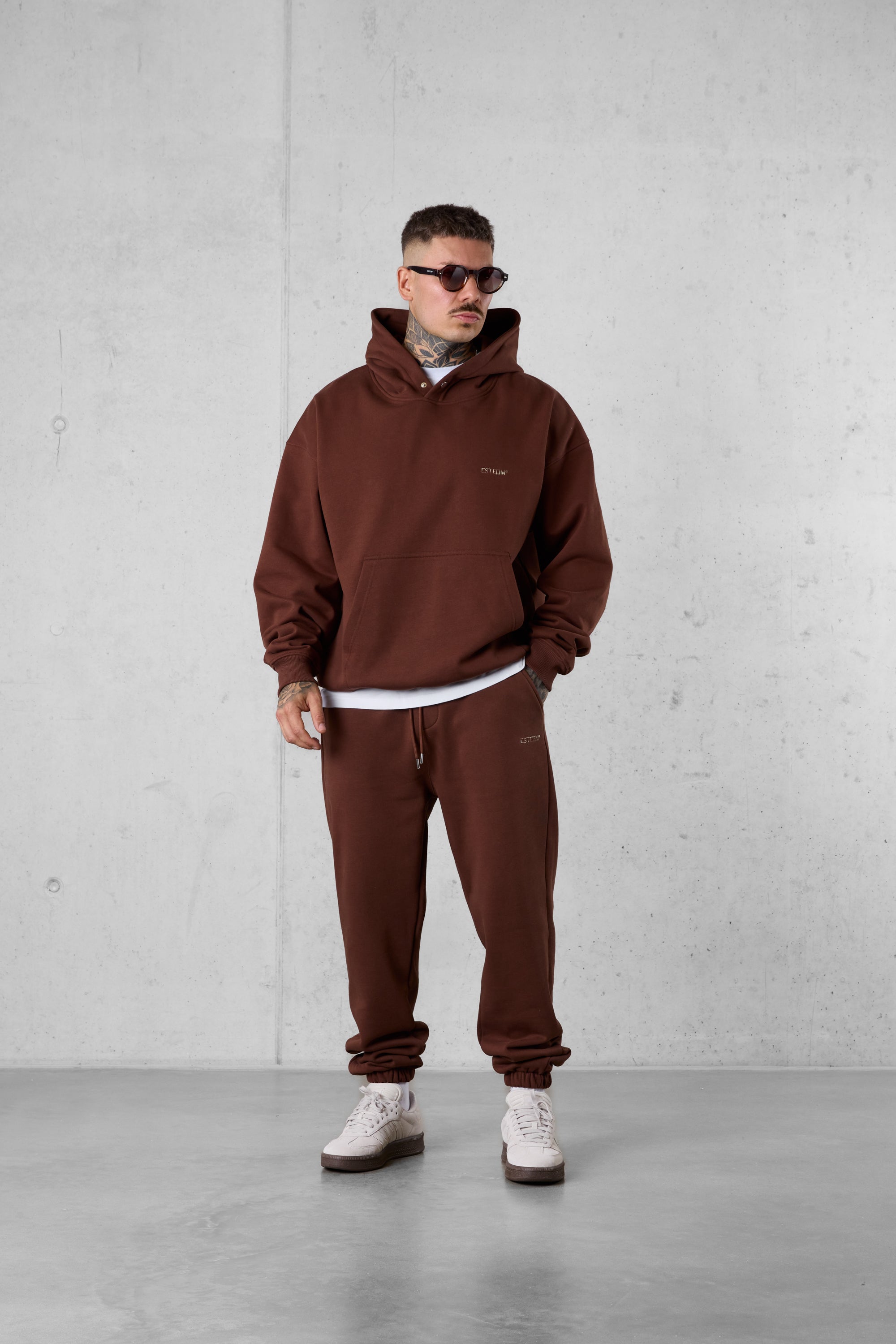 BEVAN UP Linen Brown Hooded Jacket 【公式通販】