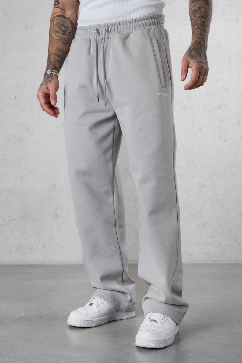 GREY DISCREET BAGGY JOGGER