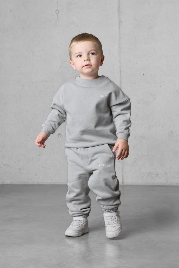 GREY DISCREET OVERSIZED SET