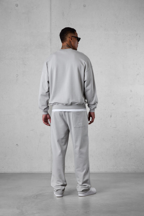 GREY ESSENTIAL LOOSE SWEATPANTS