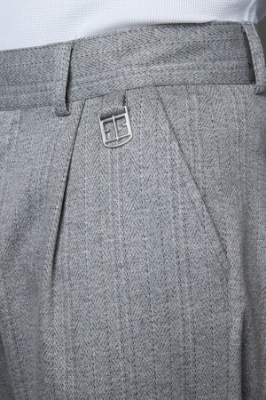 LIGHTGREY ICON TAILORED PANTS