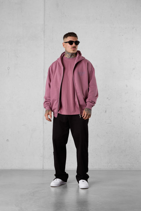 MAUVEROSE CMPNY OVERSIZED ZIP HOODIE