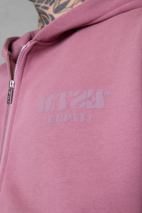 MAUVEROSE CMPNY OVERSIZED ZIP HOODIE