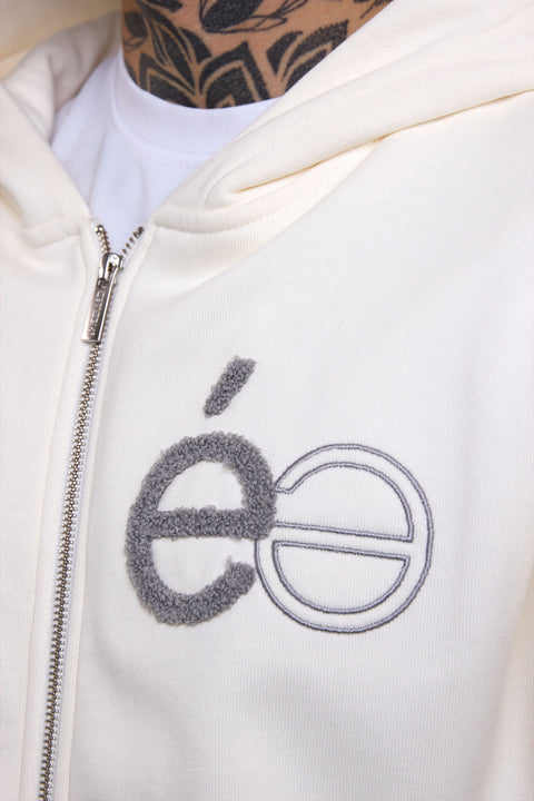 OFFWHITE SP APPLIQUÉ OVERSIZED ZIP HOODIE