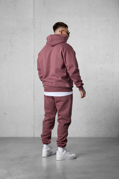 ROSEBROWN LETTERING OVERSIZED HOODIE