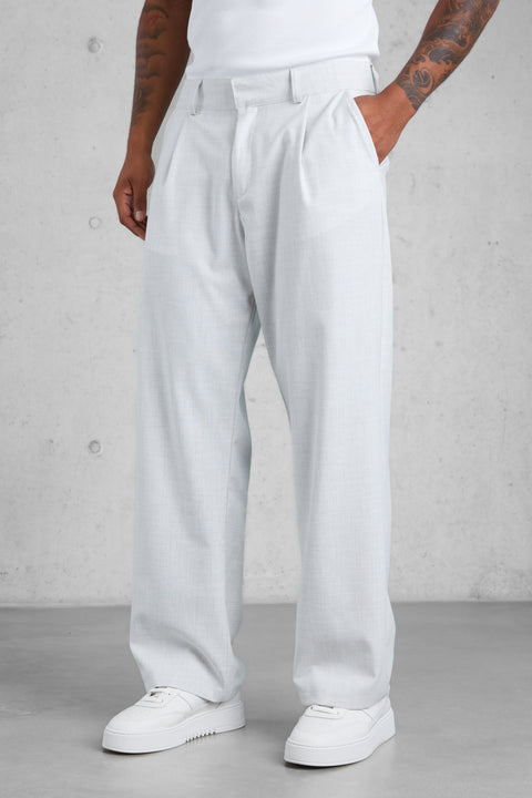 CLOUDGREY WIDE TAILORED PANTS