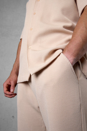 STONE RUFFLES SHORTS