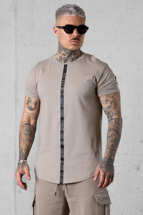 VINTAGEKHAKI STRIPE TEE