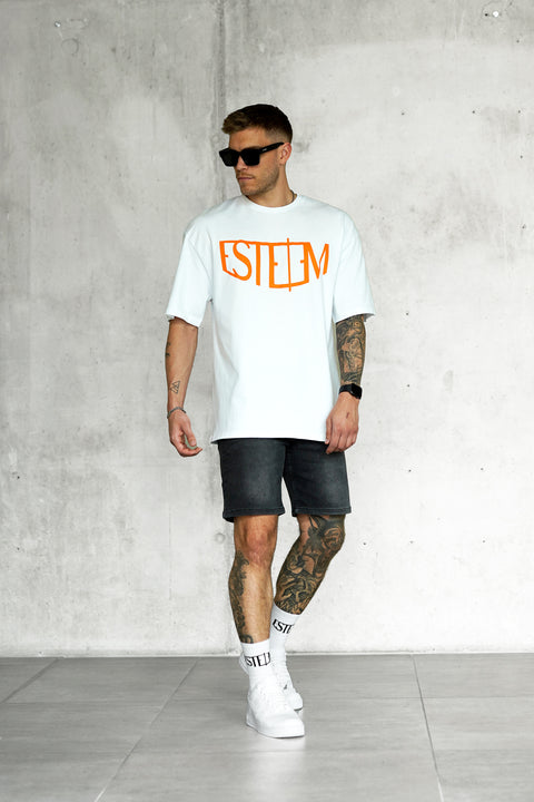 WASHED BLACK BASIC JEANSSHORTS