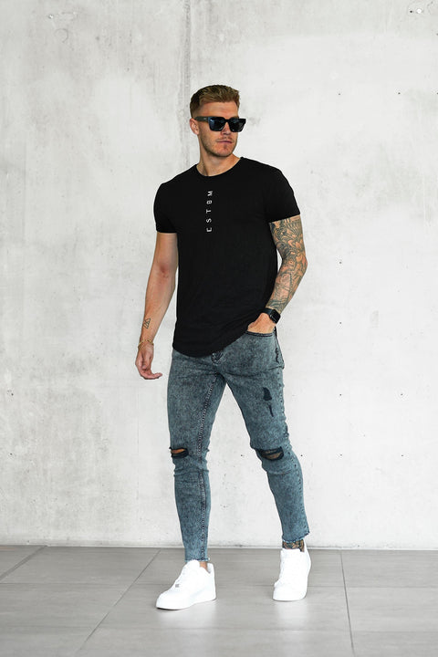 WASHED GREY DESTROYED JEANS 2.0