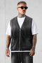 WASHED GREY ICON SWEATVEST