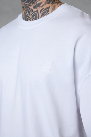 WHITE ICON OVERSIZED TEE