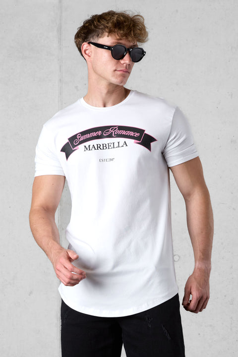 WHITE SUMMER ROMANCE TEE