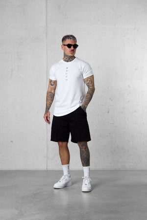 WHITE VERTICAL TEE