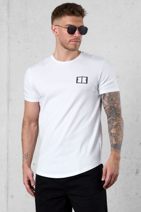 WHITE LOGO TEE