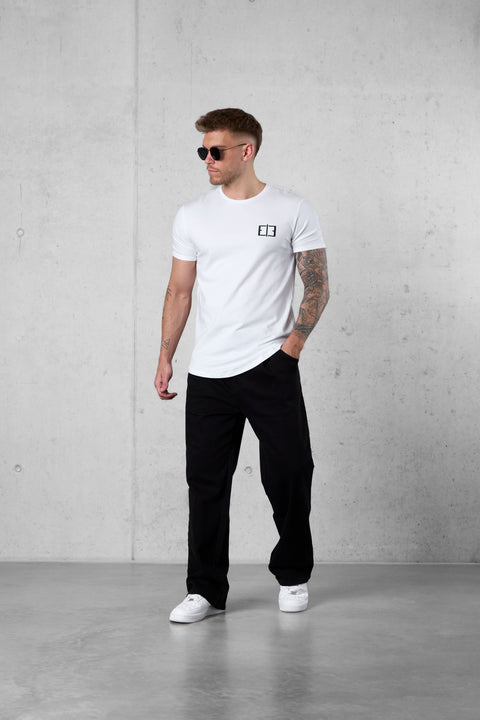 WHITE LOGO TEE