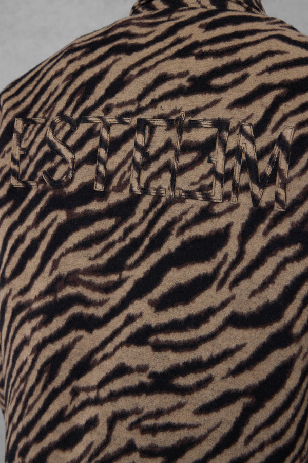 ZEBRA FLANNEL OVERSHIRT