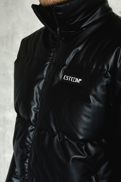 BLACK OVERSIZED PUFFER JACKET